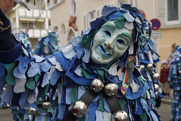 Once a year Ulm people celebrate carnival: The Narrensprung in Ulm